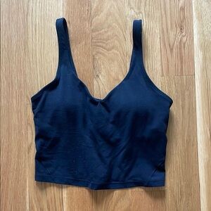 lululemon Black Aline Tank Top